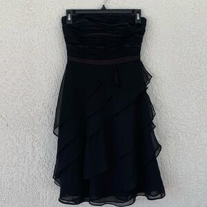 White House Black Market strapless lined party dress size 00